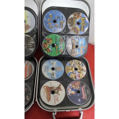 593 - Three Cases Of Mixed DVD Films