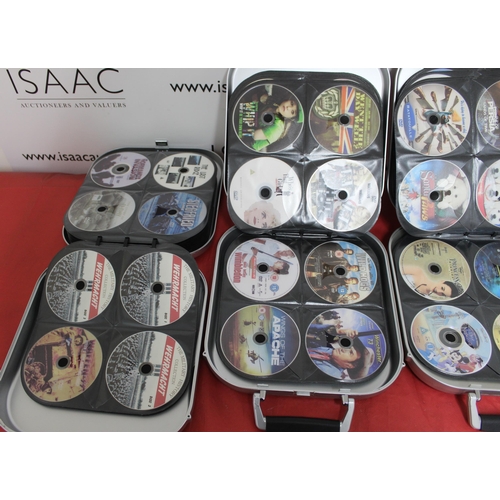 593 - Three Cases Of Mixed DVD Films