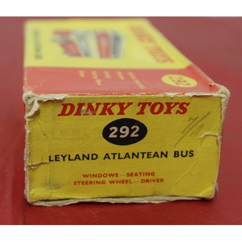 627 - Dinky 292 Atlantean 'Regent' Empty Box 'Original'