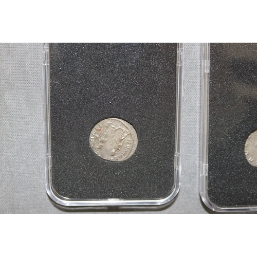 181 - Two Slab Roman Coin With Cerificate