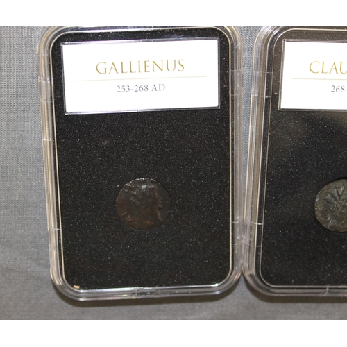 182 - Two Slab Roman Coin With Cerificate