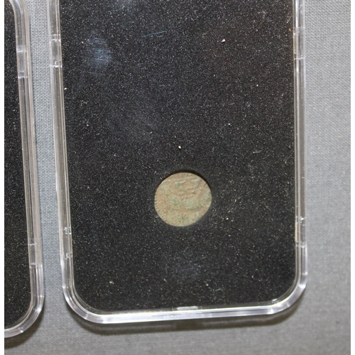 186 - Two Slab Roman Coin With Medal