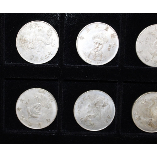 190 - Case Containing Chinese Restrike Coins