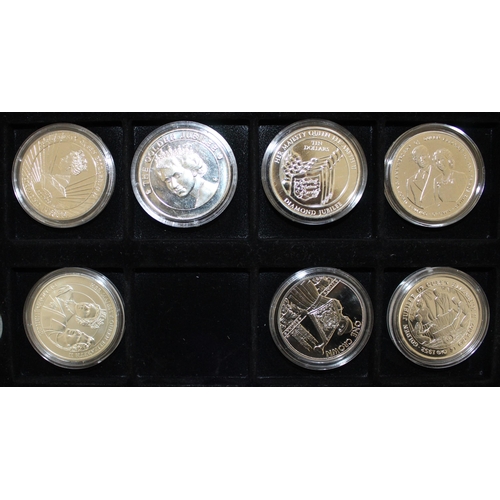 195 - A Case Containing Various Proof Collectable Coins