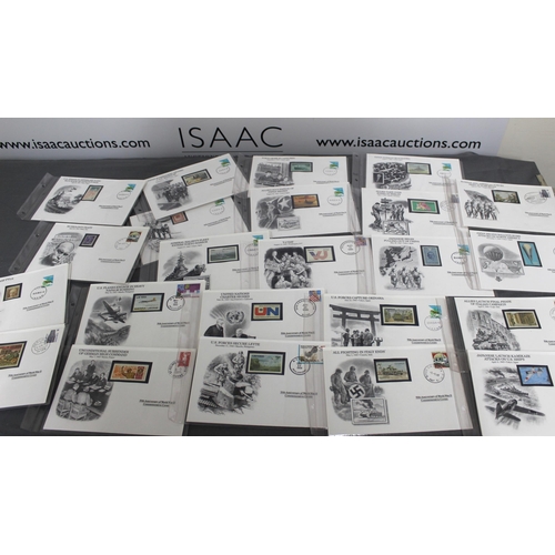 140 - Quantity Of 50th World War 11 Commemorative Covers