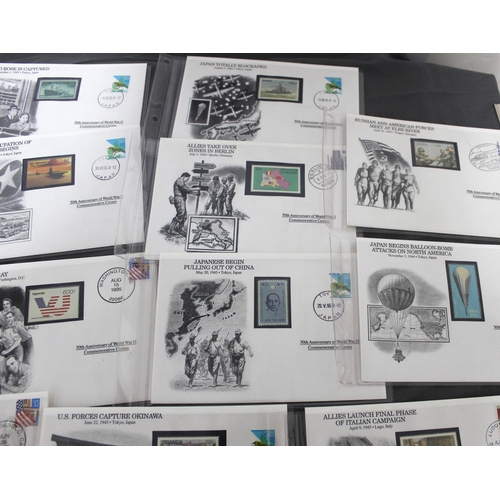 140 - Quantity Of 50th World War 11 Commemorative Covers