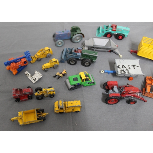 655 - A Selection Of Farm Vehicles, Tractors, Bulldozers< Trailers and Other