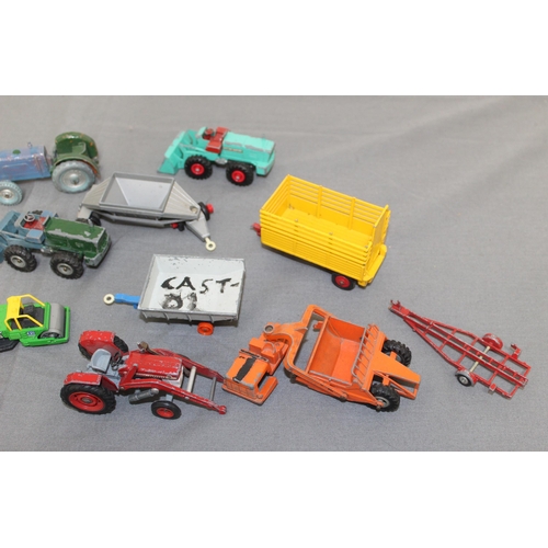 655 - A Selection Of Farm Vehicles, Tractors, Bulldozers< Trailers and Other