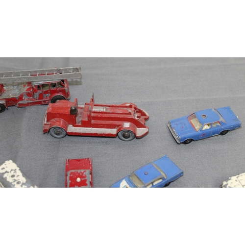 658 - A Collection Of Diecast. Emergency Vehicles, Fire Service, Police and Ambulances

Lesney plus others... 