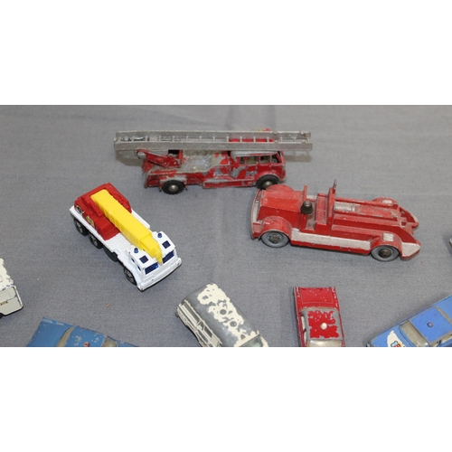 658 - A Collection Of Diecast. Emergency Vehicles, Fire Service, Police and Ambulances

Lesney plus others... 