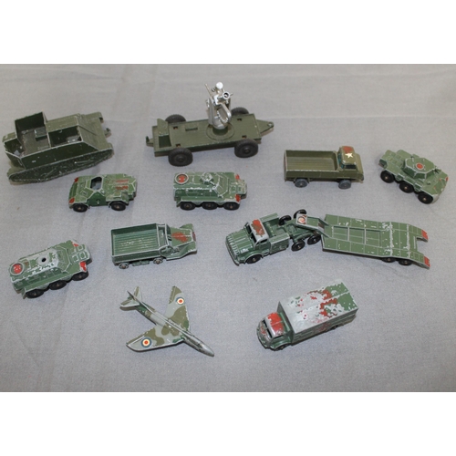 659 - A Collection Of Diecast Army/Aircraft Vehicles

Lesney, Husky and Lone Star included