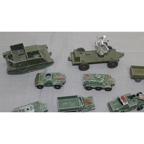 659 - A Collection Of Diecast Army/Aircraft Vehicles

Lesney, Husky and Lone Star included