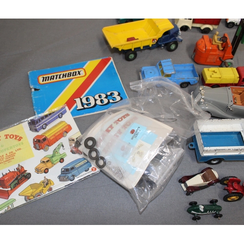 679 - A Quantity Of Collectable Vehicles And Accessories Inc-
Corgi,
Dinky Toy
Britains Ltd
Top Boy
Matchb... 