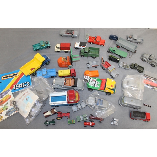 679 - A Quantity Of Collectable Vehicles And Accessories Inc-
Corgi,
Dinky Toy
Britains Ltd
Top Boy
Matchb... 