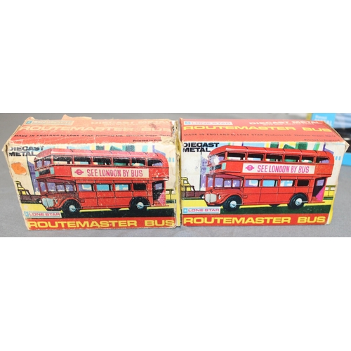 687 - Boxed And Unboxed Vintage Collectable Die Cast Buses ETC