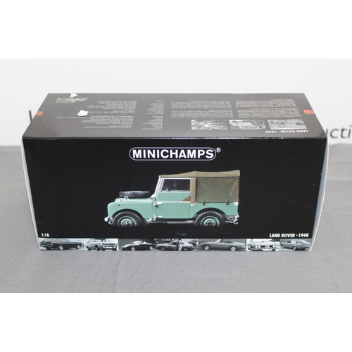 690 - Boxed 1948 SI Landrover Hue 166 Mini Champs 
With Modified Hinges