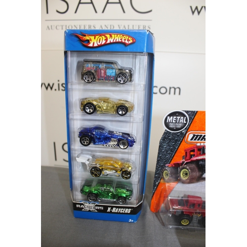 693 - Collection Of Collectable Hotwheels And Matchbox Vehicles Some On Stands