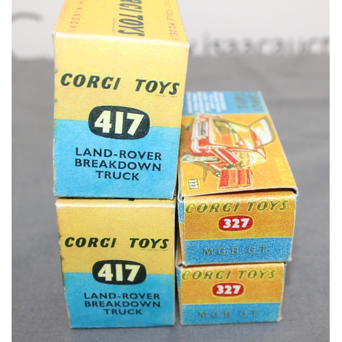 694 - Four Boxed Vintage Corgi Vehicles