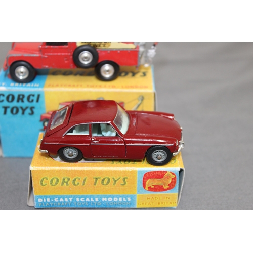 694 - Four Boxed Vintage Corgi Vehicles