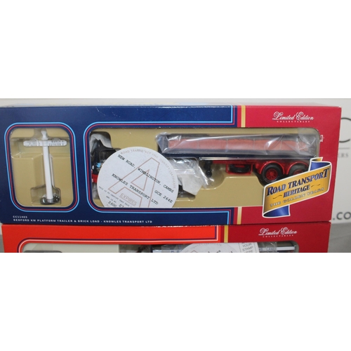 700 - Two Boxed Corgi Limited Edition Collectables Road Transport Heritage The Golden Years