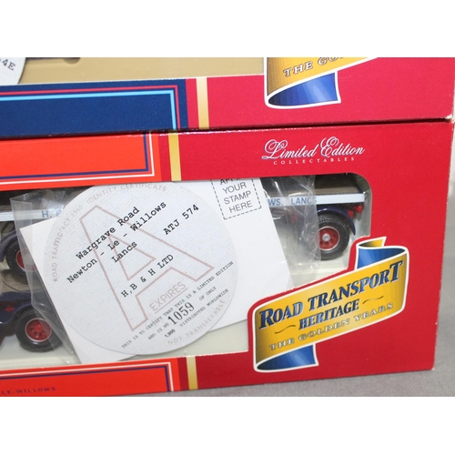 700 - Two Boxed Corgi Limited Edition Collectables Road Transport Heritage The Golden Years