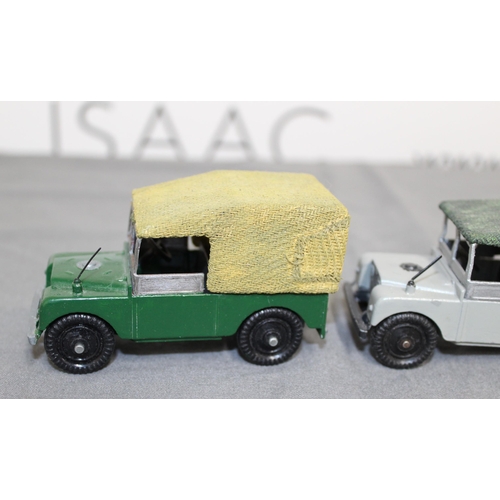 707 - Two Lone Star Landrovers With Full Mock Canvases