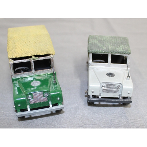 707 - Two Lone Star Landrovers With Full Mock Canvases