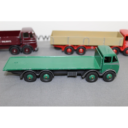 708 - Five Dinky Supertoys Trucks/Tanker