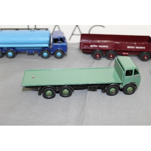 708 - Five Dinky Supertoys Trucks/Tanker