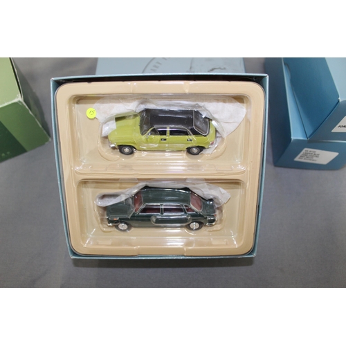 709 - Four Boxed Die Cast Vanguard Model Cars Limited Edition