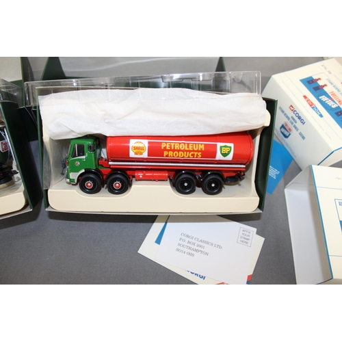 712 - Two Boxed Corgi Premium Edition Fuelling Gastrol Tanker Limited Editions