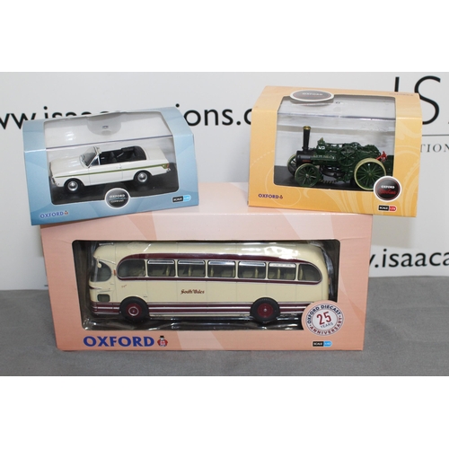 729 - Three Boxed Oxford Die Cast Vehicles