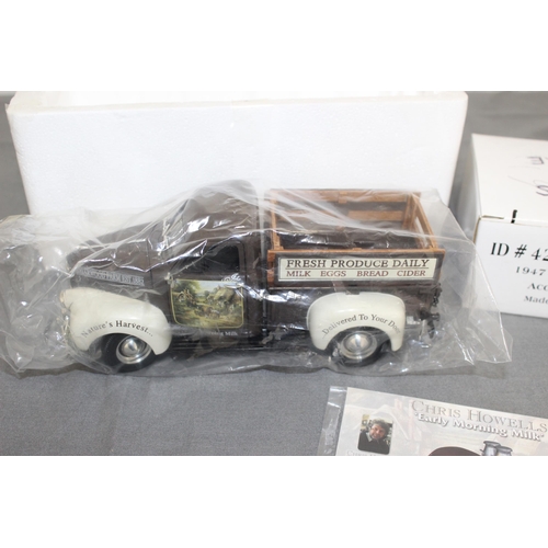 731 - Chris Howells 'Early Morning Milk'1947 Studebaker With Accessories in box