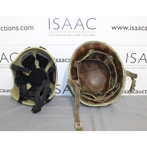 118 - Two Military Helmets