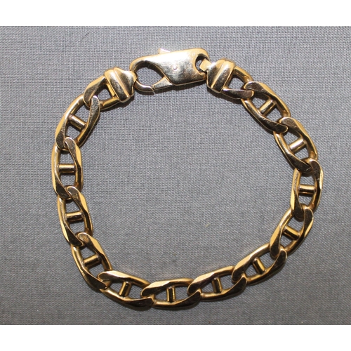 506 - Stamped 375 Gold Anchor Bracelet
Weight-24.60g