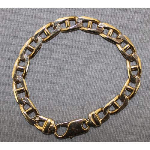 506 - Stamped 375 Gold Anchor Bracelet
Weight-24.60g