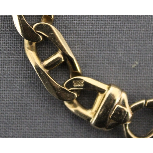 506 - Stamped 375 Gold Anchor Bracelet
Weight-24.60g