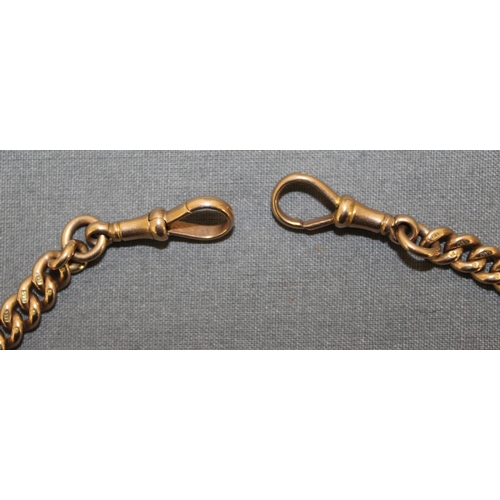 515 - Stamped 375 Every Link & Fob Gold Curb Link Chain
Total Weight-63.59g