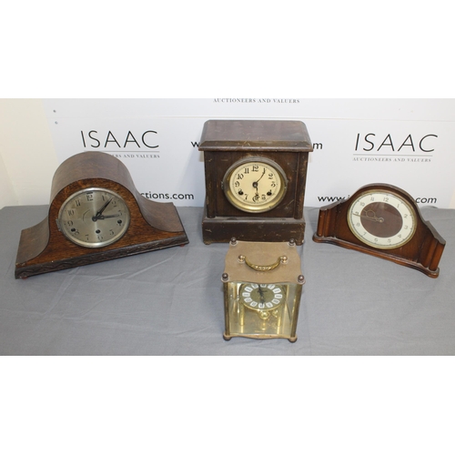 22 - A Collection Of Mantle Piece Clocks
Untested
All Proceeds Go To Charity
COLLECTION ONLY