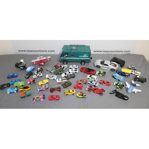 738 - A Collection Of Vehicles Including Playmobil Hot Wheels  Match box
All Proceeds Go To Charity