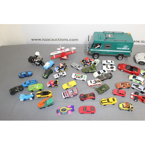 738 - A Collection Of Vehicles Including Playmobil Hot Wheels  Match box
All Proceeds Go To Charity