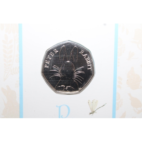 198 - 2016 Beatrix Potter Peter Rabbit Royal Mint 50p Coin Pack Sealed