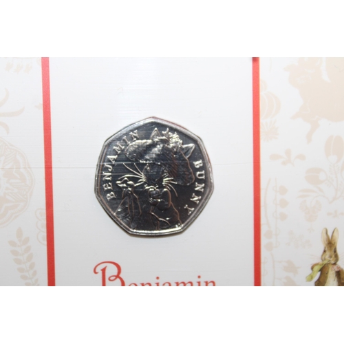 308 - Benjamin Bunny Royal Mint 50p Coin Pack Sealed