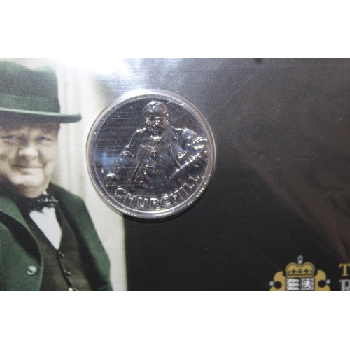 203 - Sir Winston Churchill 2015 UK £20 Fine Silver Coin Sealed In Pack