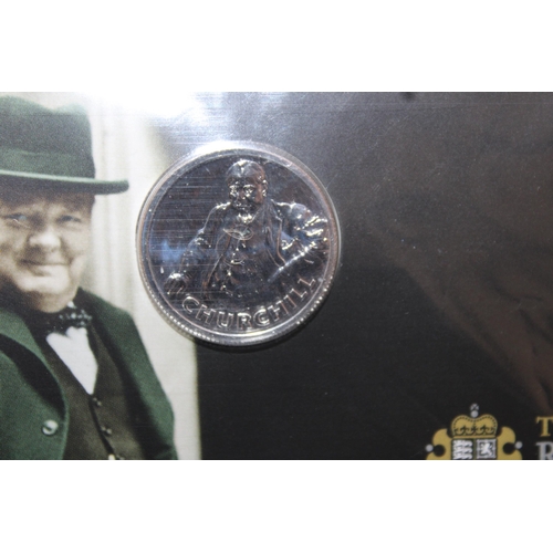 207 - Sir Winston Churchill 2015 UK £20 Fine Silver Coin Sealed In Pack