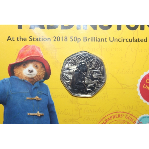 310 - The Royal Mint Paddington At The Station 2018 50p Brilliant Uncirculated Coin Sealed Pack