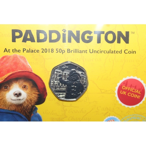 212 - Royal Mint 2018 Paddington At The Palace 50p Pack