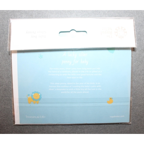 214 - Royal Mint Its A Boy Silver Penny Pack Sealed