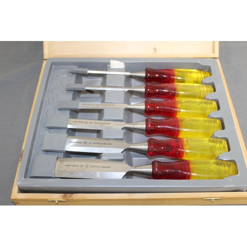 93 - Boxed Set Of 6 MARPLES Chisels