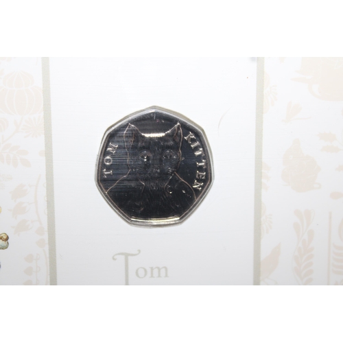 231 - The Royal Mint Tom Kitten 50p Coin Pack Sealed